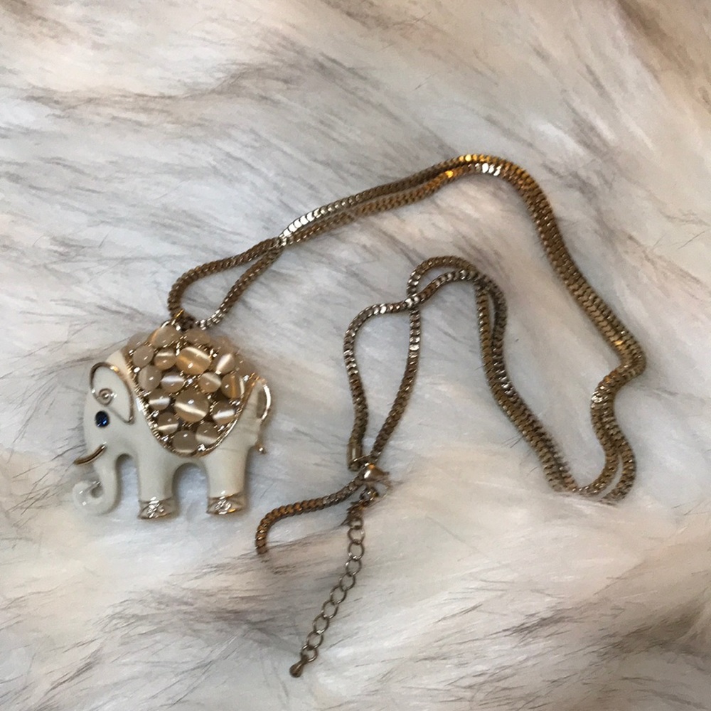 Elephant statement Necklace